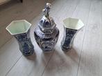 Delfts Blauw Boch Vaas Set, Antiek en Kunst, Ophalen of Verzenden