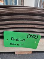 HPL fineer platen wit 280x131,5cm 0,8mm dik ( 563 ), Doe-het-zelf en Verbouw, Platen en Panelen, Ophalen, HPL, Nieuw, Nvt