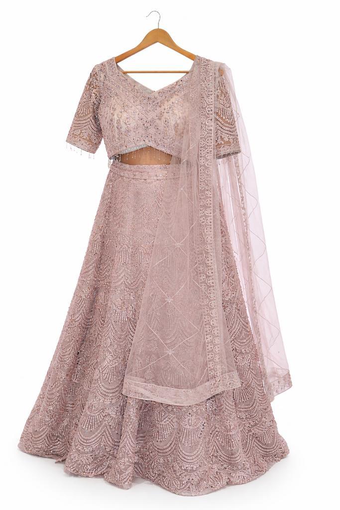 Prachtige roze lehenga jurk - 1x gedragen, Kleding | Dames, Carnavalskleding en Feestkleding, Zo goed als nieuw, Kleding, Huwelijk