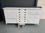 Dressoir wit metaal, Ophalen, Zo goed als nieuw, 25 tot 50 cm, Metaal