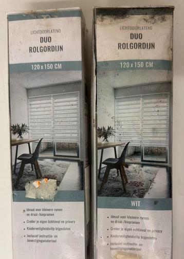Duo rolgordijn lichtdoorlatend beschikbaar voor biedingen