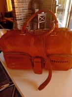 Oude lederen tas, Antiek en Kunst, Curiosa en Brocante, Ophalen of Verzenden