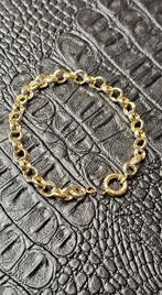 Prachtige jasseron 14k gouden armband