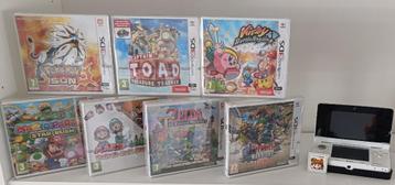 Nintendo 3DS Collectie met 7 Sealed Games en een losse Game beschikbaar voor biedingen