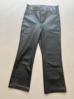 Vegan leather flaired broek maat L, Ophalen of Verzenden, Zo goed als nieuw, Zwart