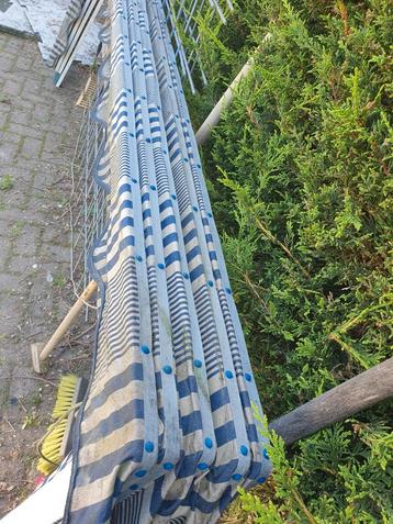 Markies, blauw -wit - 3 meter breed met kap beschikbaar voor biedingen
