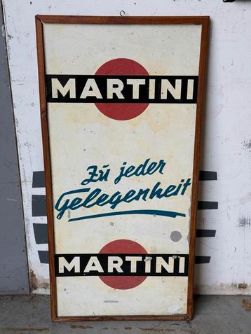 Oud Martini Bord - Handbeschilderd & Officieel beschikbaar voor biedingen