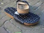 GRATIS VERZENDEN ZWARTE LEREN MADRID BIRKENSTOCKS MT 38, Kleding | Dames, Schoenen, Slippers, Verzenden, Zwart, Nieuw