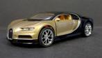 Bugatti Chiron Gold 1:36 Welly Pol, Nieuw, Ophalen of Verzenden, Auto