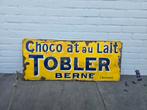 Vintage Toblerone Reclamebord Emaille, Ophalen of Verzenden