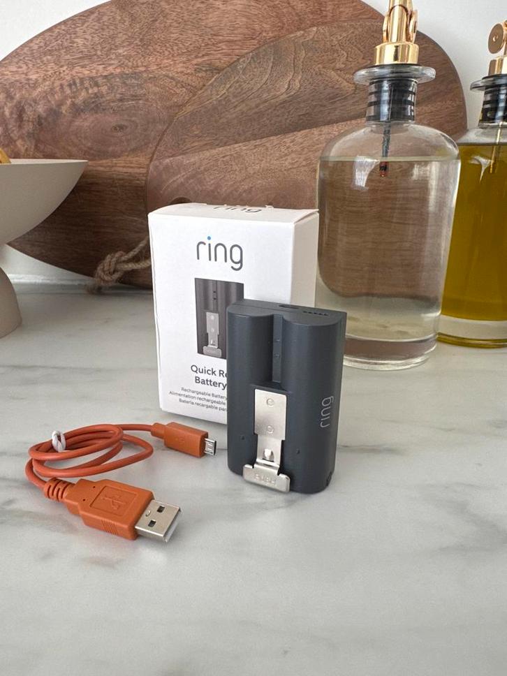 Nieuwe Ring Deurbel Batterij + Oplaadkabel, Audio, Tv en Foto, Accu's en Batterijen, Nieuw, Oplaadbaar, Ophalen