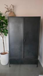 Metalen Kledingkast - Industrieel Design, Huis en Inrichting, Ophalen, Gebruikt, 100 tot 150 cm, Metaal