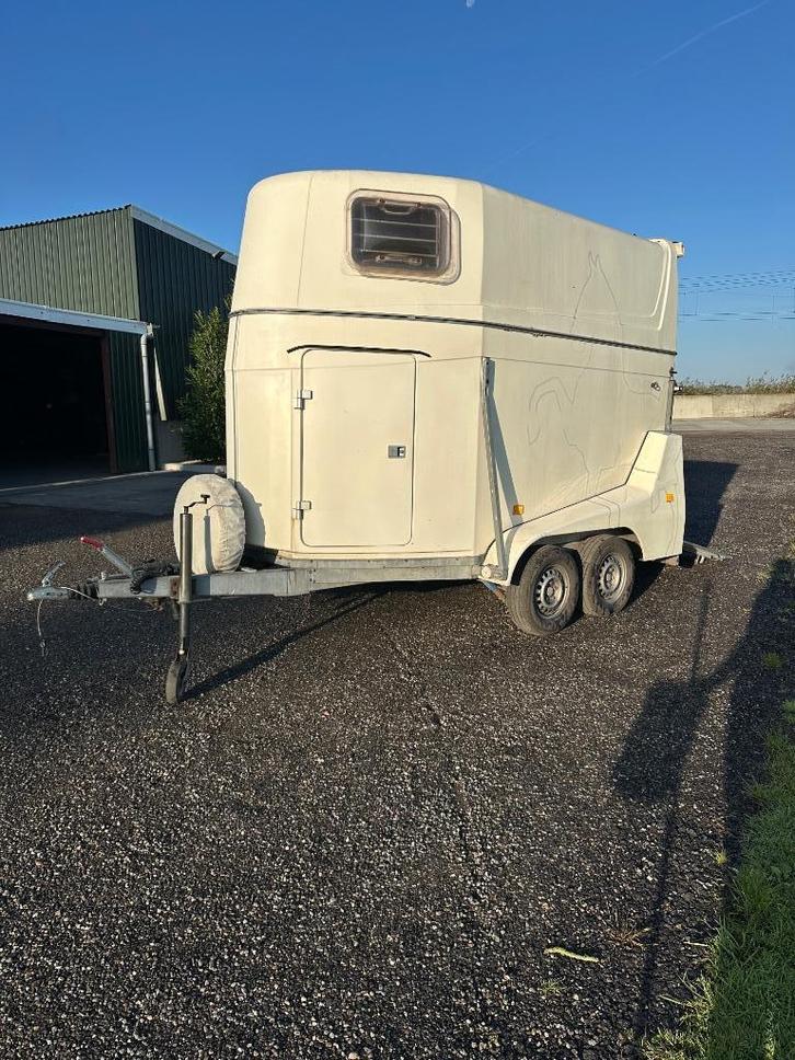 Zeer nette 2 paards trailer, Dieren en Toebehoren, Paarden en Pony's | Overige Paardenspullen, Zo goed als nieuw, Overige soorten