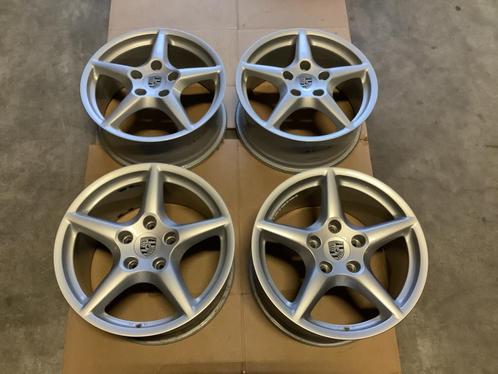 Porsche 911 997 Carrera 2 2S 18 inch originele velgen, Auto-onderdelen, Banden en Velgen, Velg(en), 18 inch, Personenwagen, Gebruikt