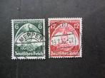 Duitse Rijk serie 586-587 Gestempeld,, Postzegels en Munten, Overige periodes, Ophalen of Verzenden, Gestempeld
