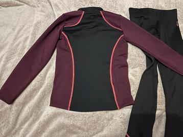 Schaatspak schaats broek en jas 122-128 beschikbaar voor biedingen
