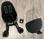 Qibbel Air Voorzitje + adapter + Windscherm, Fietsen en Brommers, Fietsaccessoires | Fietsstoeltjes, Ophalen, Voetsteuntjes, Zo goed als nieuw