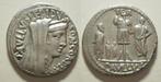 Romeinse Republiek 62 BC L Aemilius Lepidus Paullus Denarius, Ophalen of Verzenden, Italië, Losse munt, Zilver