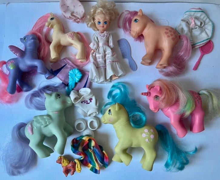 My little pony G1 jaren 80-90 megan 1984 en baby ponies, Kinderen en Baby's, Speelgoed | My Little Pony, Zo goed als nieuw, Ophalen of Verzenden