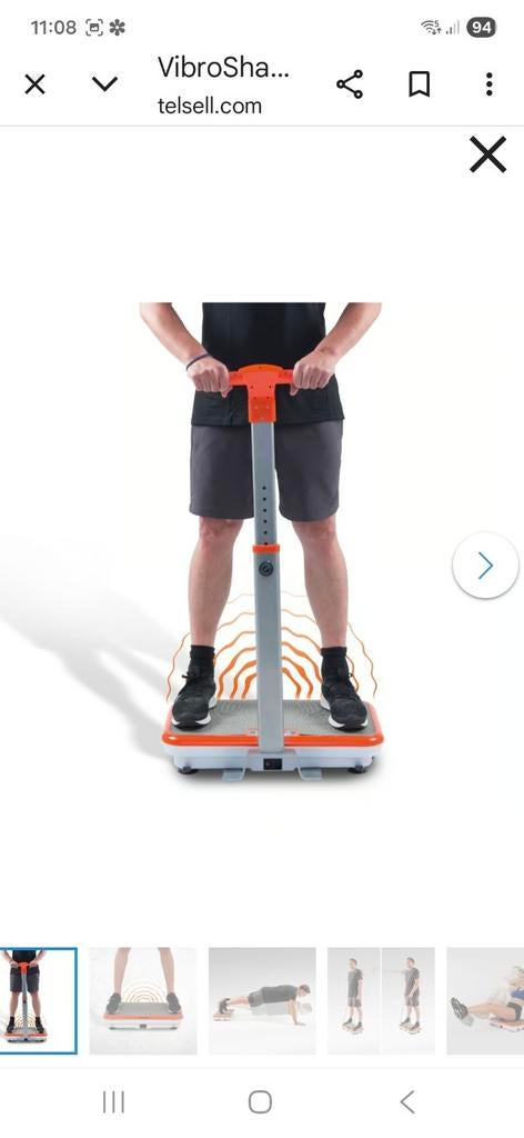 VibroShaper trilplaat - Nieuwstaat, Ophalen of Verzenden, Zo goed als nieuw, Buik, Overige typen