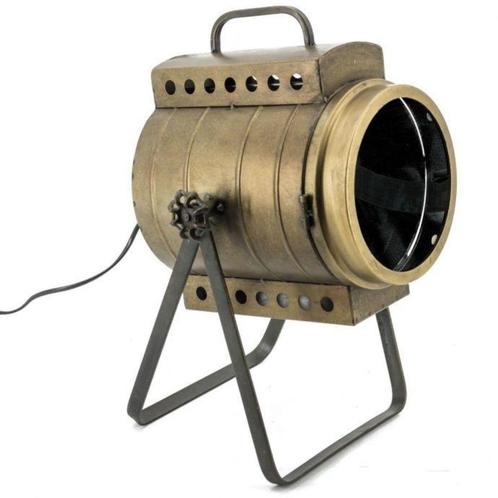 Mancave tafellamp, Huis en Inrichting, Lampen | Tafellampen, Nieuw, Minder dan 50 cm, Glas, Metaal, Verzenden