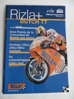 TT Assen motorwegrace 1998 programma Rizla Dutch TT, Verzamelen, Verzenden, Zo goed als nieuw, Motoren