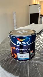 2,5 Liter verf kleur Rijkszacht oker Flexa, Doe-het-zelf en Verbouw, Verf, Beits en Lak, Ophalen, Beige, Nieuw, Verf