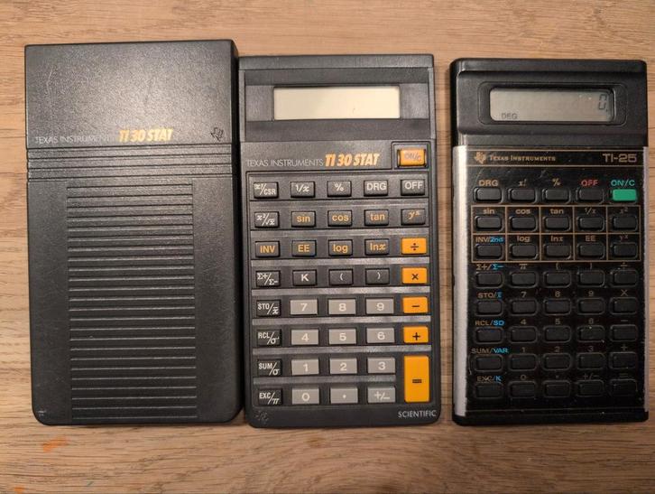 Vintage Texas Instruments rekenmachine, Diversen, Rekenmachines, Gebruikt, Ophalen of Verzenden