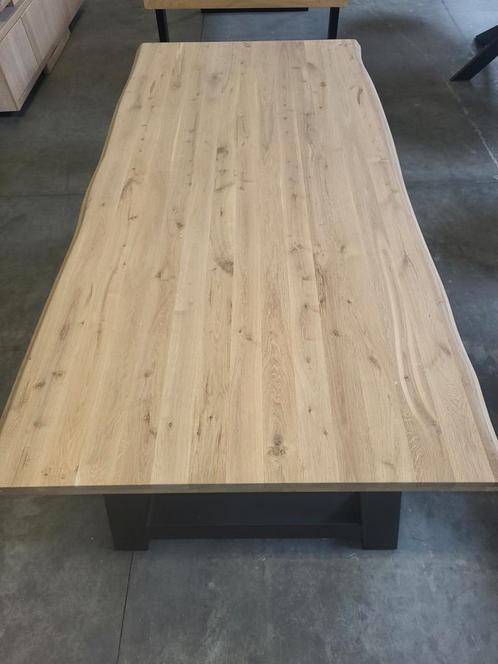 Boomstam eettafel., Huis en Inrichting, Tafels | Salontafels, Nieuw, 75 cm of meer, 50 tot 100 cm, 200 cm of meer, Rechthoekig