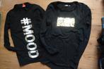 twee zwarte longsleeves maat  158/164, Kinderen en Baby's, Kinderkleding | Maat 158, Ophalen, Zo goed als nieuw, Jongen, Shirt of Longsleeve