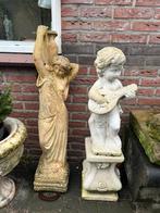 MOOI OUD TUINBEELD GRIEKSE MAAGD, Ophalen, Gebruikt, Steen