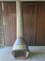 Boley design metalen hang open haard, Ophalen, Gebruikt, Hangende haard, Houthaard