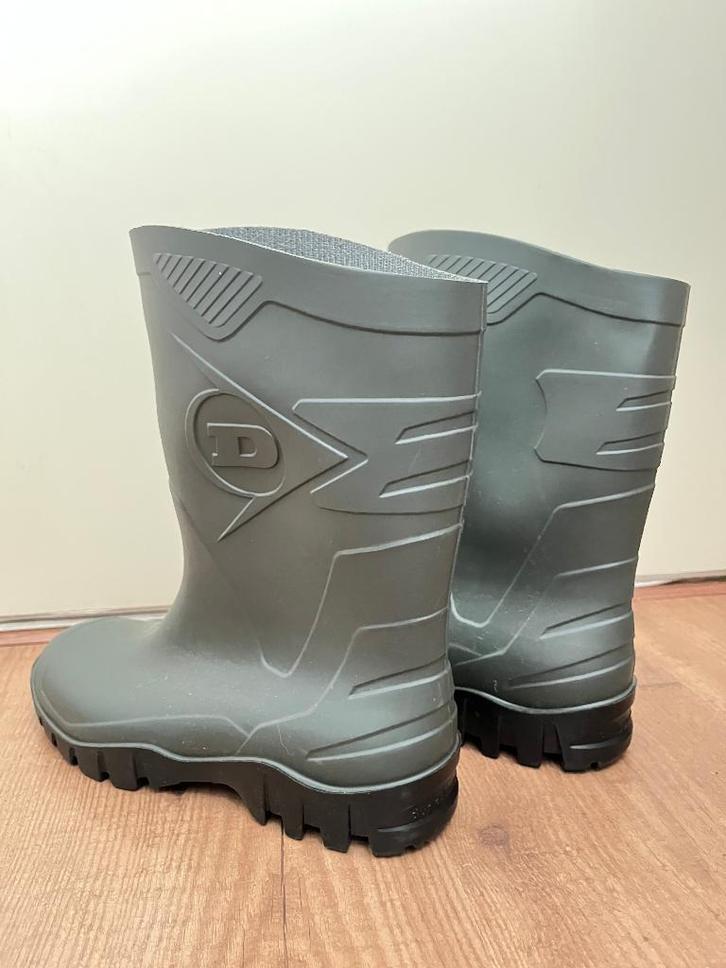 NIEUW Dunlop Kuitlaarzen in mosgroen en zwart maat 41, Kleding | Dames, Schoenen, Nieuw, Lage of Enkellaarzen, Groen, Ophalen of Verzenden