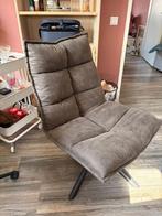 Comfortabele antraciet fauteuil, Ophalen, Gebruikt, Eén, Stof