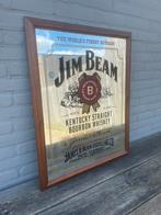 Grote Jim Beam Whiskey reclamespiegel, 78-63cm, 50 tot 100 cm, Minder dan 100 cm, Rechthoekig, Ophalen