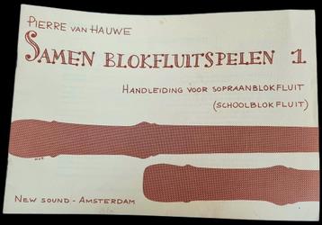 Blokfluitboek Pierre van Hauwe - Samen Spelen 1 beschikbaar voor biedingen