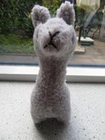 Lama alpaca merk Jollein off-white wit wollig meet ca 20 cm, Ophalen of Verzenden, Zo goed als nieuw, Overige typen
