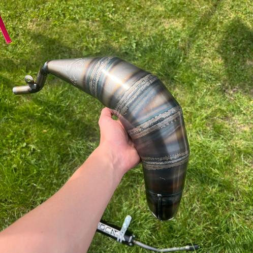 Voca Rookie 50 70 am6 (incl. demper), Fietsen en Brommers, Brommeronderdelen | Algemeen, Zo goed als nieuw, Uitlaat, Ophalen