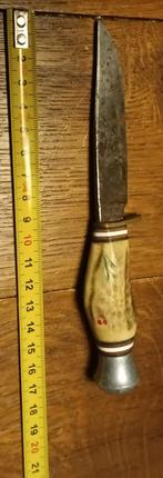 Duits Solingen Jachtmes met Gewei Handvat - Vintage, Ophalen