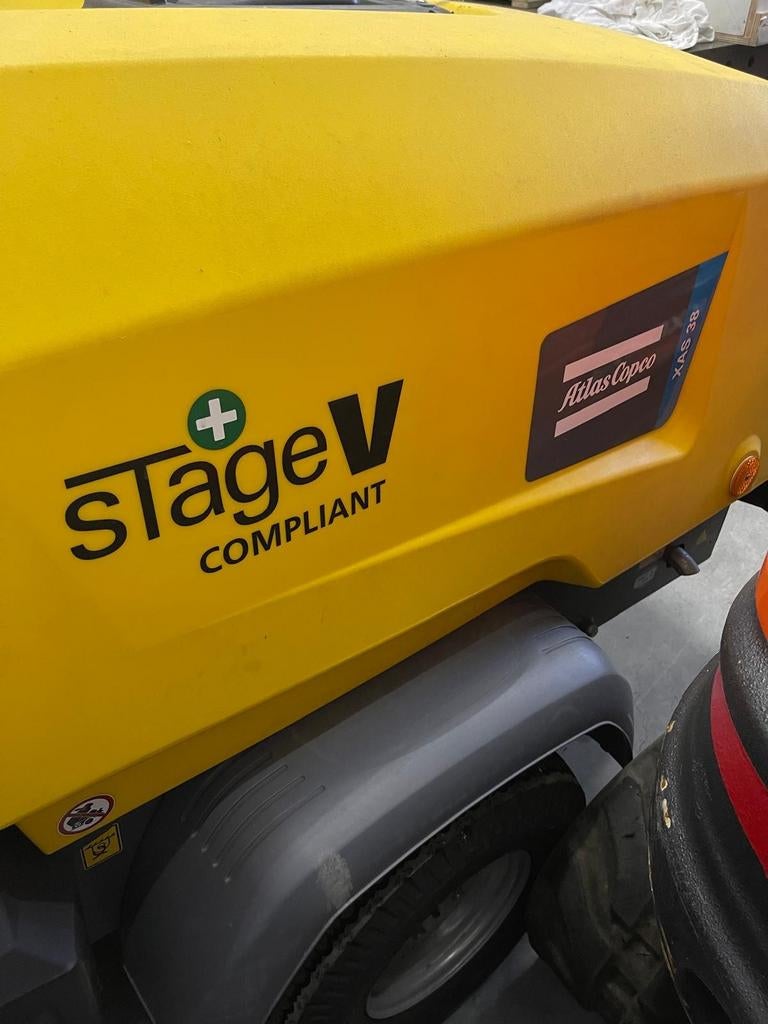 Compressor Atlas Copco Stage V XAS 38 NIEUW!, 6 tot 10 bar, Nieuw, Minder dan 25 liter, Mobiel