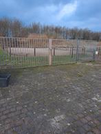 Te koop ijzeren verzinkt  hekwerk, Ophalen, IJzer