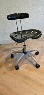 Verrijdbare bureaustoel zwart tractor zitting voor kind, Ophalen, Gebruikt, Zwart, Bureaustoel