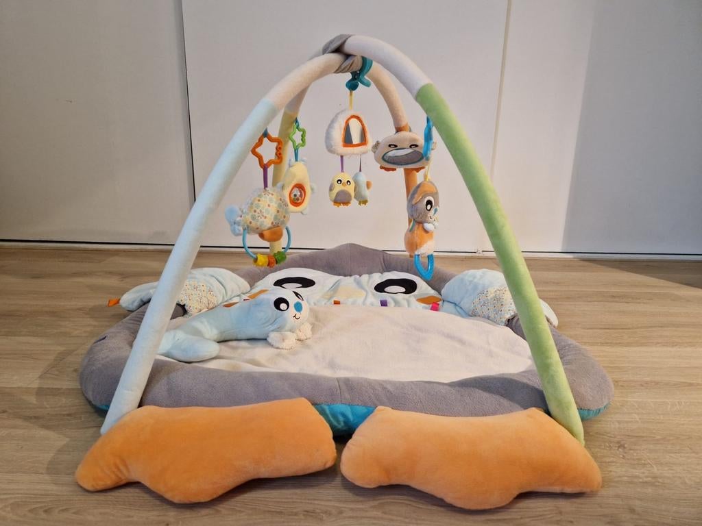 Babygym met speelkleed en speeltjes - Uil thema, Kinderen en Baby's, Ophalen, Zo goed als nieuw, Babygym, Met geluid