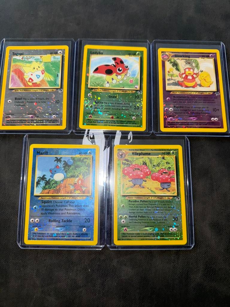 Pokemon southern island set nm/ex, Ophalen of Verzenden, Zo goed als nieuw, Meerdere kaarten