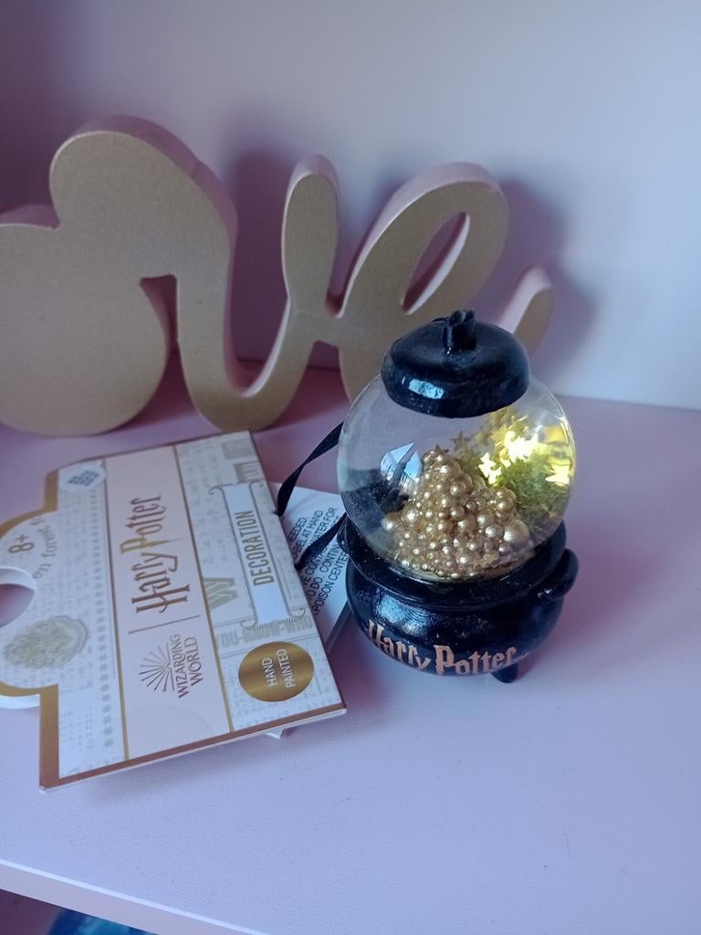 Kleine kerstbal/snowglobe Harry Potter, Verzamelen, Harry Potter, Ophalen of Verzenden