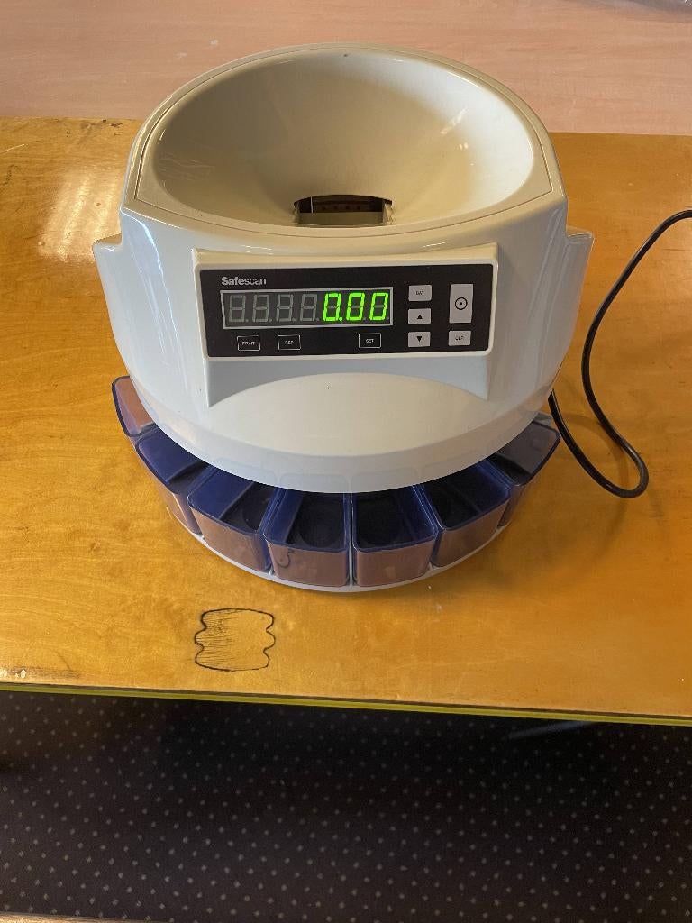 Safescan Muntteller en Sorteerder 1250 Wit, Ophalen, Sorteermachine of Telmachine