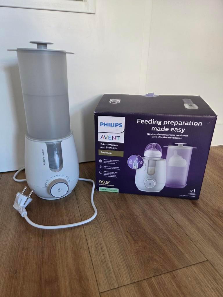Philips Avent 2-in-1 Warmer en Sterilisator, Ophalen of Verzenden, Zo goed als nieuw, Sterilisator