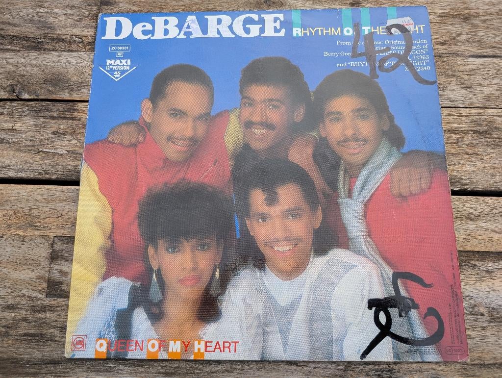 Maxi single - DeBarge - Rhythm of the night, Maxi-single, Ophalen of Verzenden, Zo goed als nieuw, 12 inch