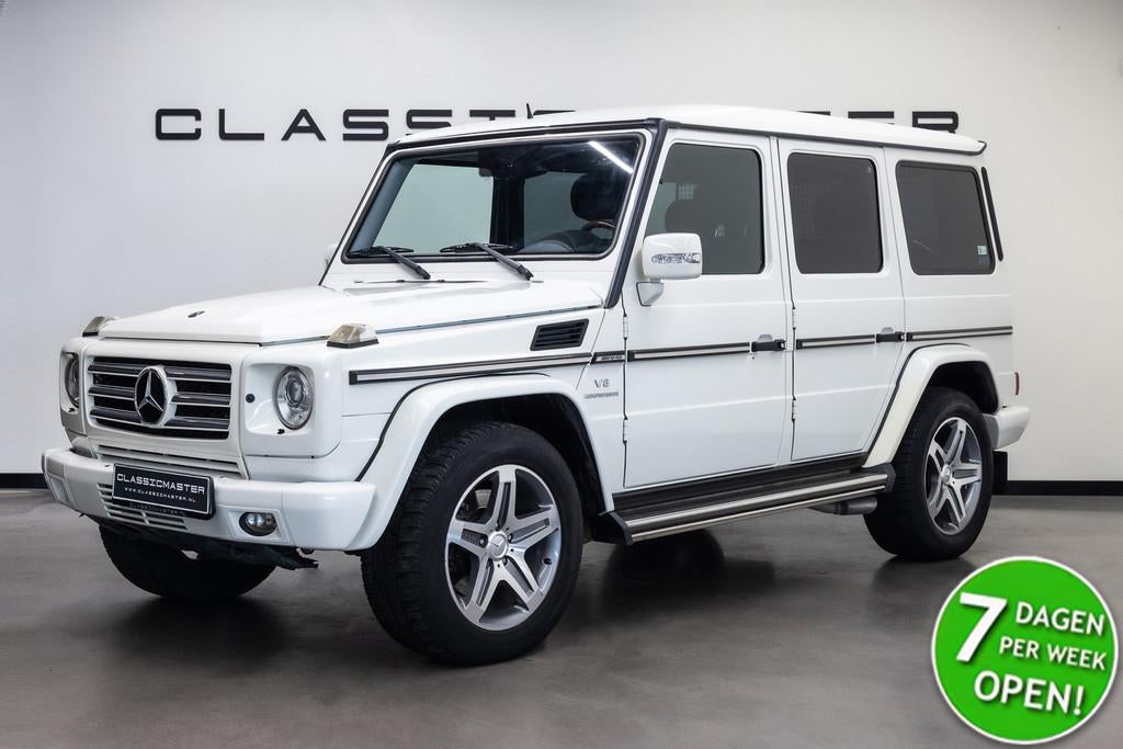 Mercedes-Benz G-Klasse AMG 55 Kompressor Lang Btw auto, Fisc, Auto's, Mercedes-Benz, Automaat, Gebruikt, G-Klasse, Wit