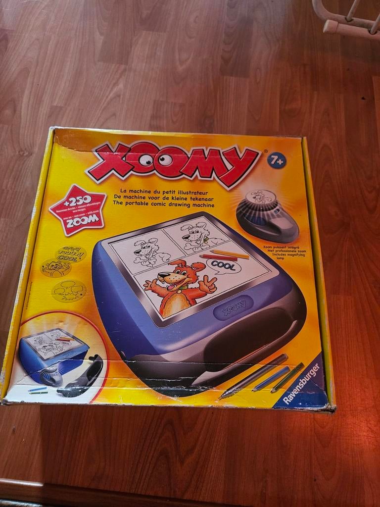 Complete Xoomy tekentafel met alle projectoren en nieuwe pen, Ophalen, Zo goed als nieuw, Knutselen, Met licht
